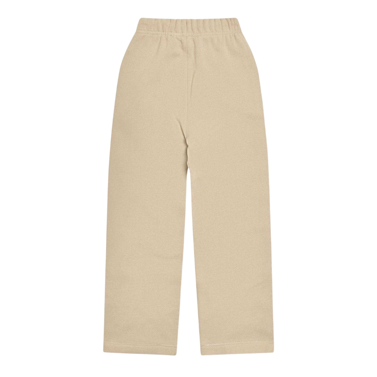 Wheat - Back - Fear Of God Essentials Childrens-Kids Fleece Relax Relaxed Fit Jogging Bottoms