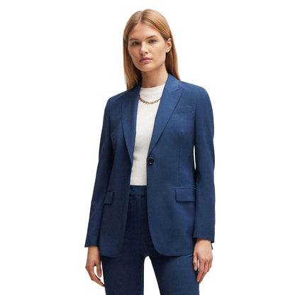 Blue - Side - Boss Womens-Ladies Jacketa2 Regular Jacket