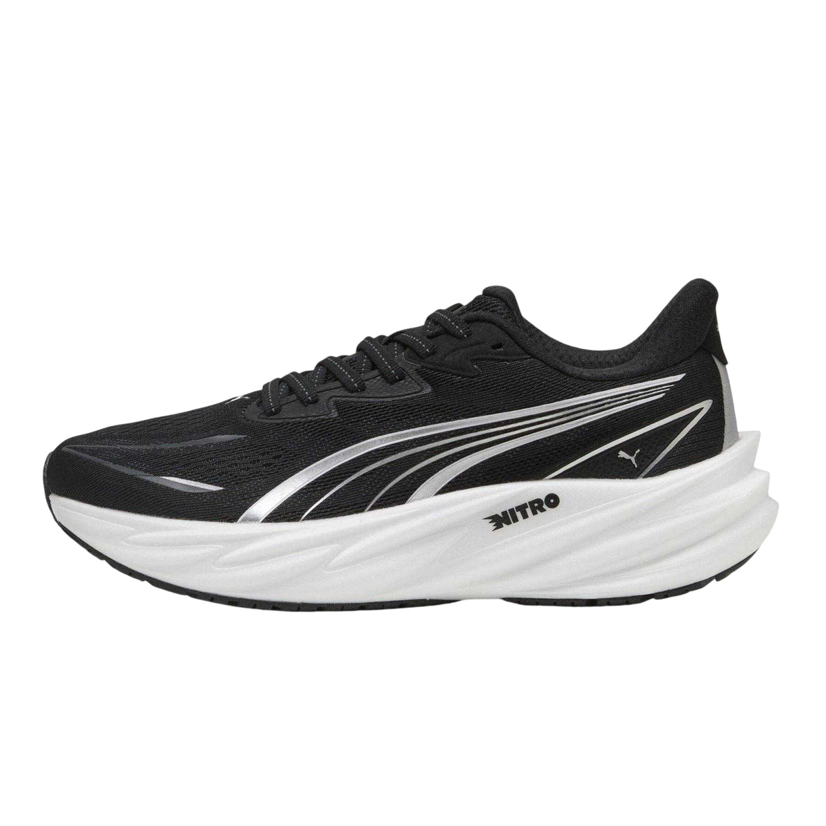 Black-White - Back - Puma Womens-Ladies Velocity Nitro 5 Trainers
