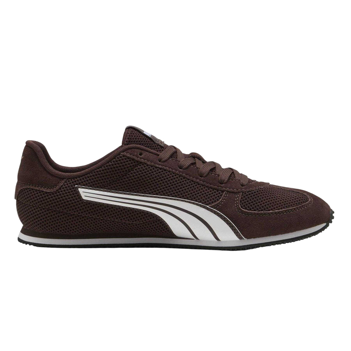 Brown - Front - Puma Mens Track Suede Trainers