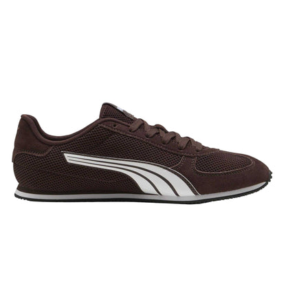 Brown - Front - Puma Mens Track Suede Trainers