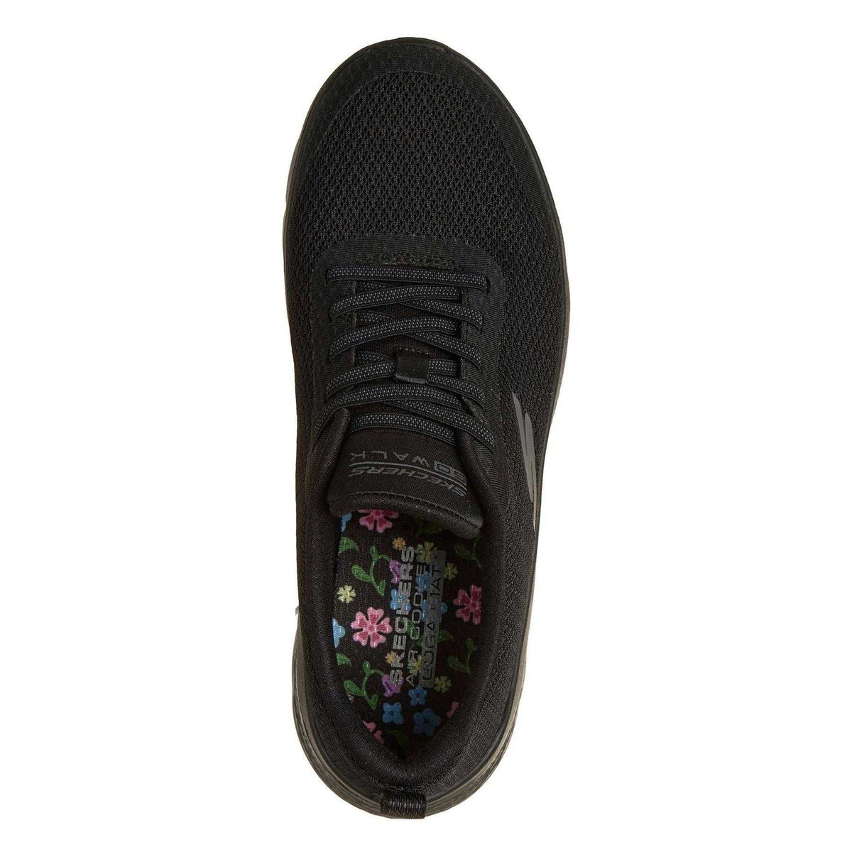 Black - Side - Skechers Womens-Ladies Go Walk Trainers