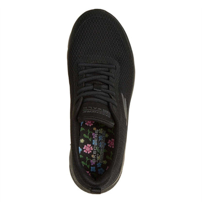 Black - Side - Skechers Womens-Ladies Go Walk Trainers