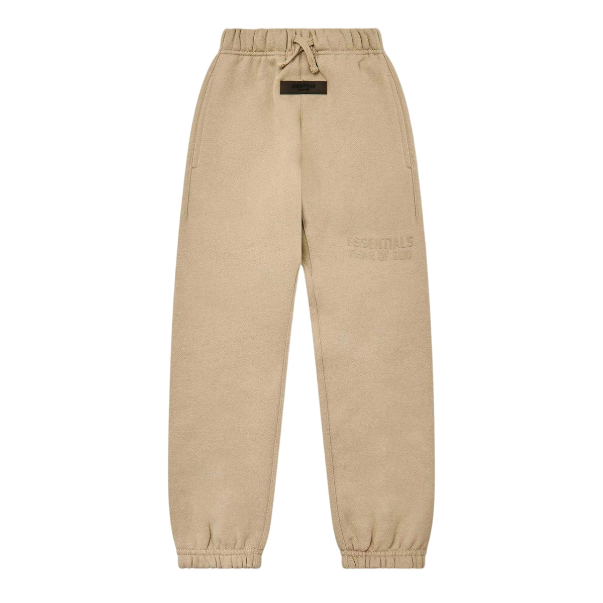 Smoke - Front - Fear Of God Essentials Childrens-Kids Fleece Relaxed Fit Jogging Bottoms