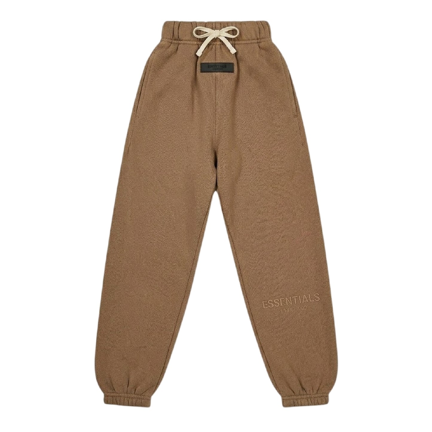 Wood - Front - Fear Of God Essentials Childrens-Kids Fleece Relaxed Fit Jogging Bottoms