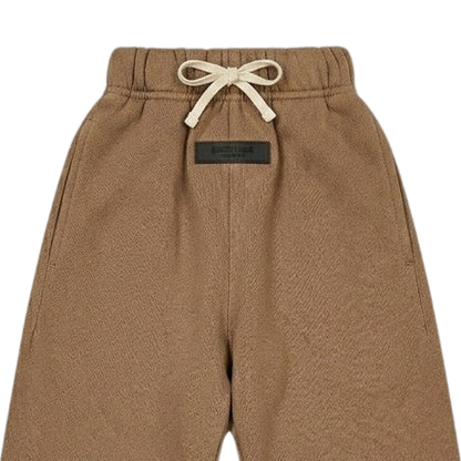 Wood - Side - Fear Of God Essentials Childrens-Kids Fleece Relaxed Fit Jogging Bottoms