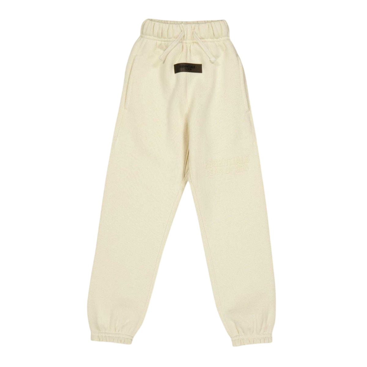 Eggshell - Front - Fear Of God Essentials Childrens-Kids Fleece Relaxed Fit Jogging Bottoms