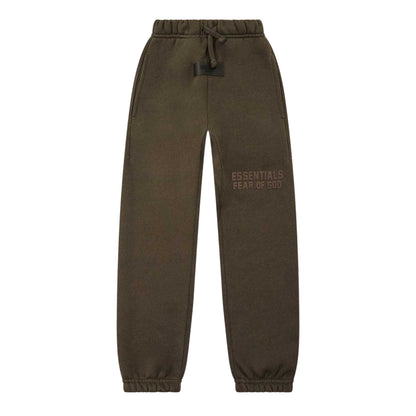 Off Black - Front - Fear Of God Essentials Childrens-Kids Fleece Relaxed Fit Jogging Bottoms
