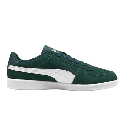 Green-White-Gum - Front - Puma Mens Club lt Suede Trainers