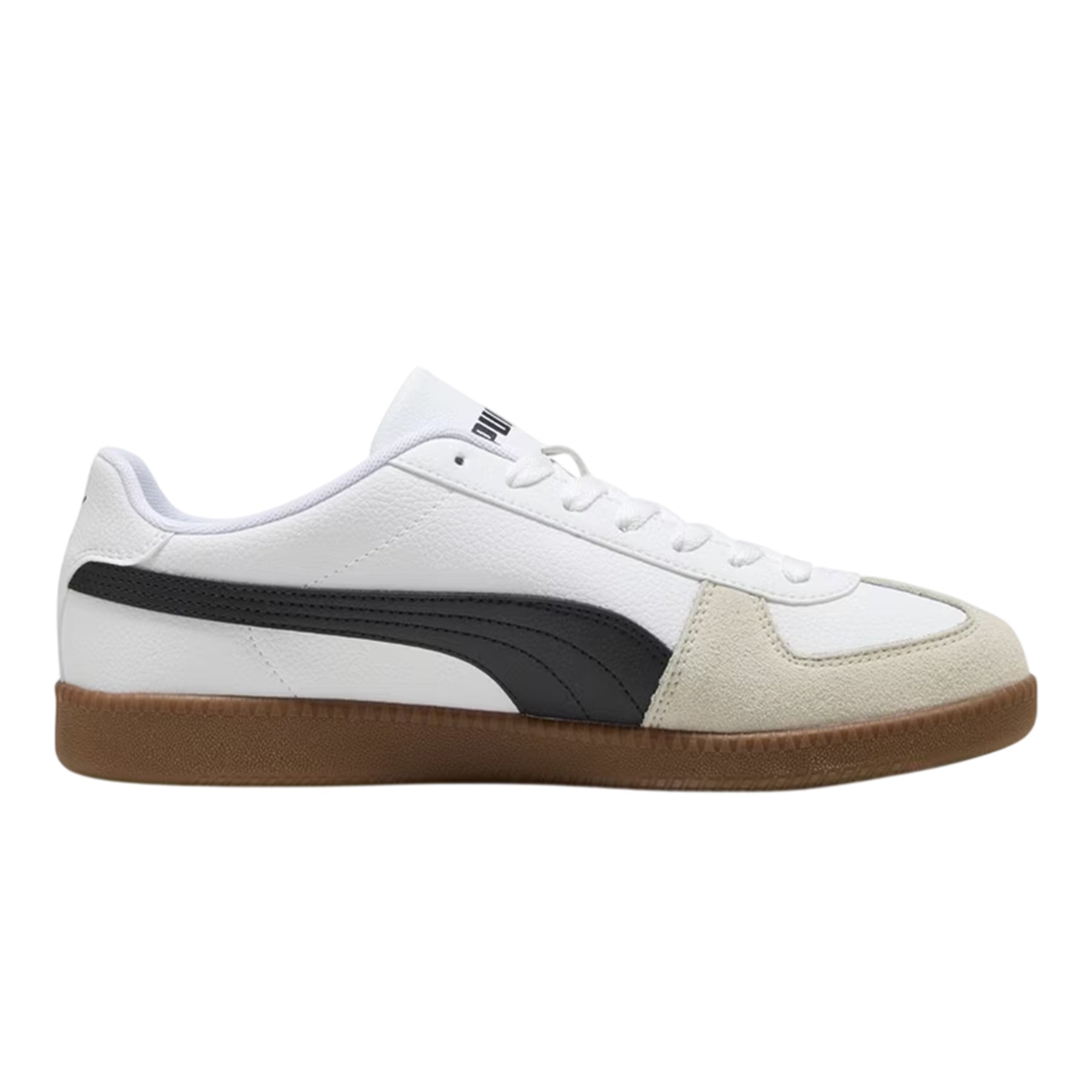 White-Black - Front - Puma Mens Club lt Suede Trainers
