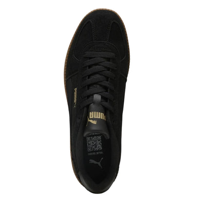 Black-White-Gum - Side - Puma Mens Club lt Suede Trainers