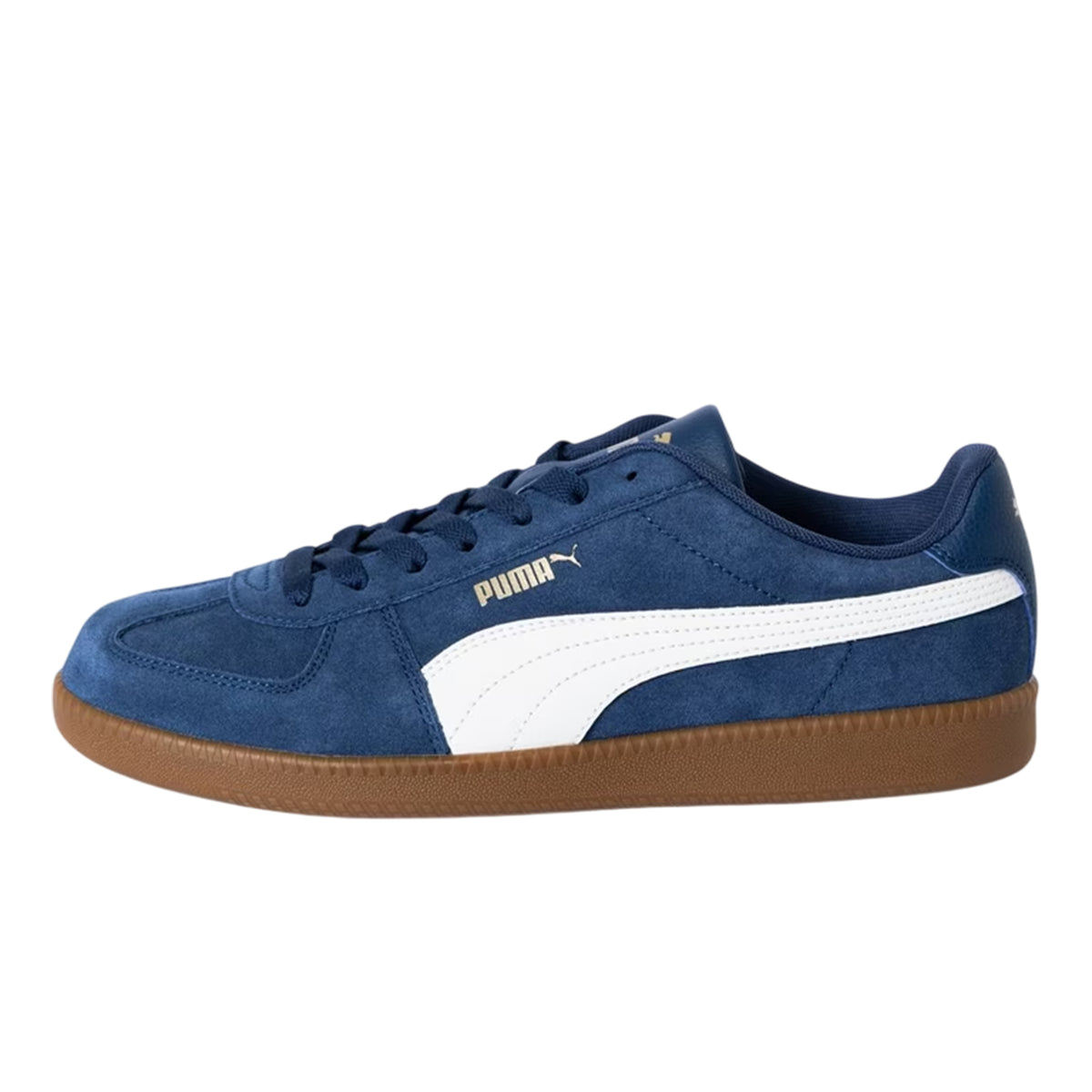 Blue-White-Gum - Side - Puma Mens Club lt Suede Trainers