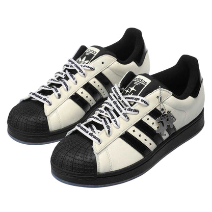 Off White-Core Black - Lifestyle - Adidas Womens-Ladies X Drama Call Leather Flat Trainers