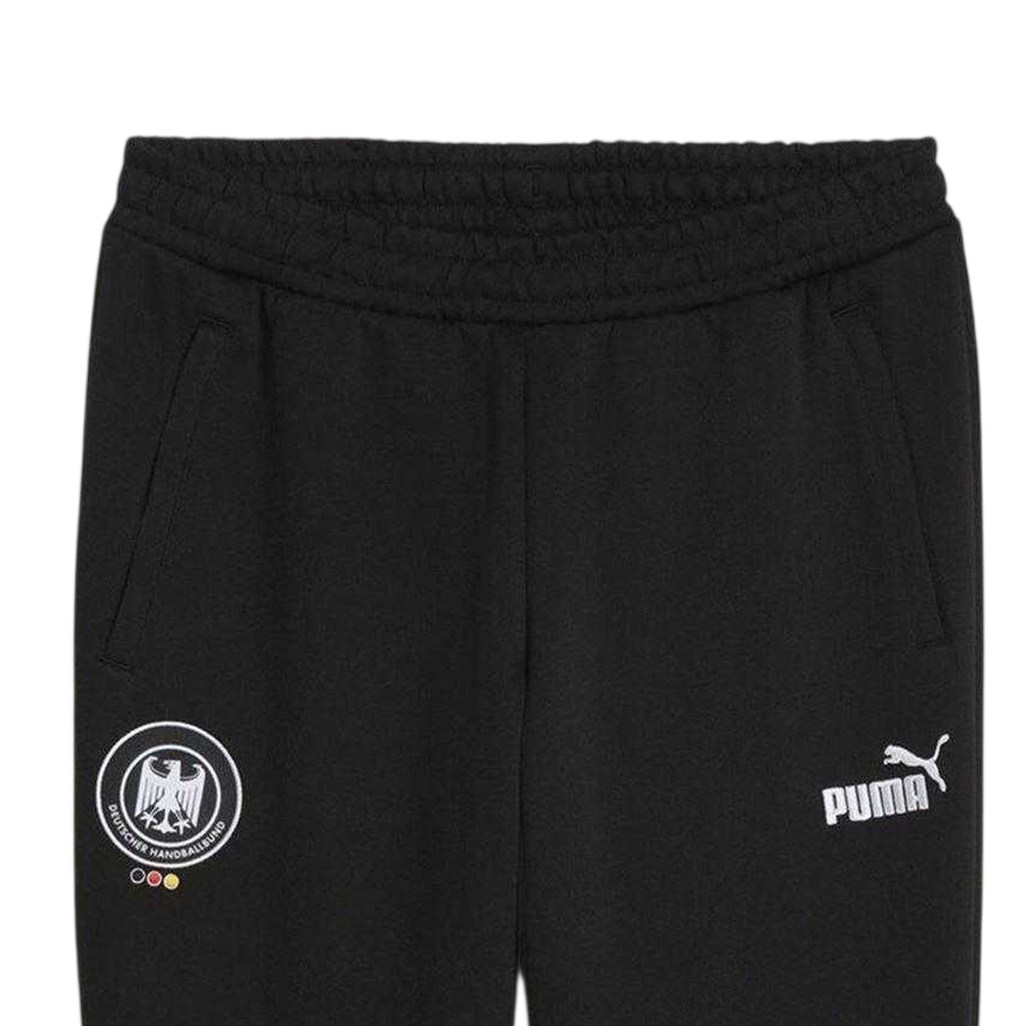 Black-White - Side - Puma Mens Archive Jogging Bottoms