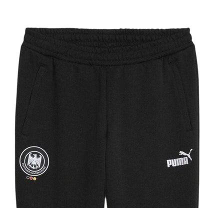 Black-White - Side - Puma Mens Archive Jogging Bottoms