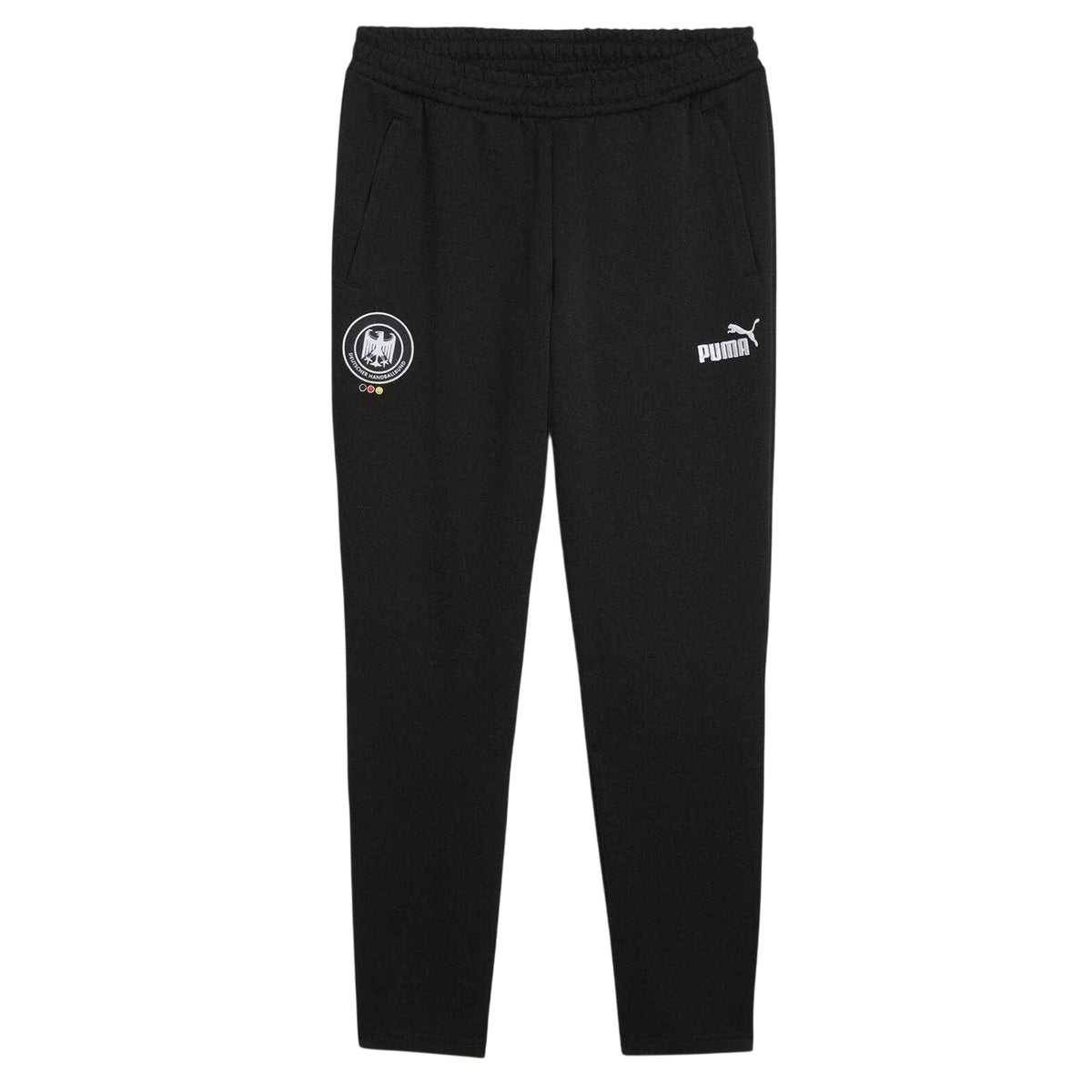 Black-White - Front - Puma Mens Archive Jogging Bottoms