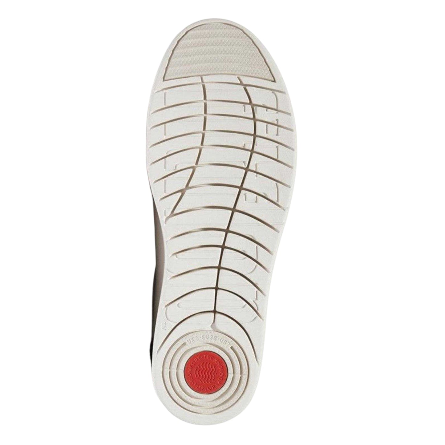 White - Lifestyle - FitFlop Womens-Ladies Rally Crysta Leather Shoes