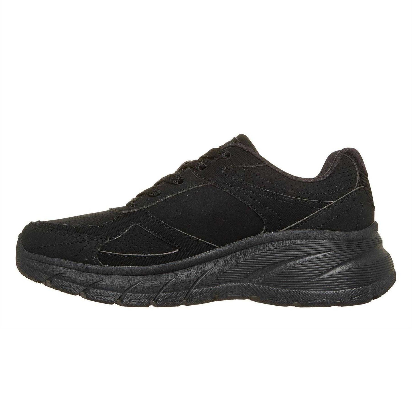 Black - Back - Skechers Womens-Ladies Fashion Fit Trainers