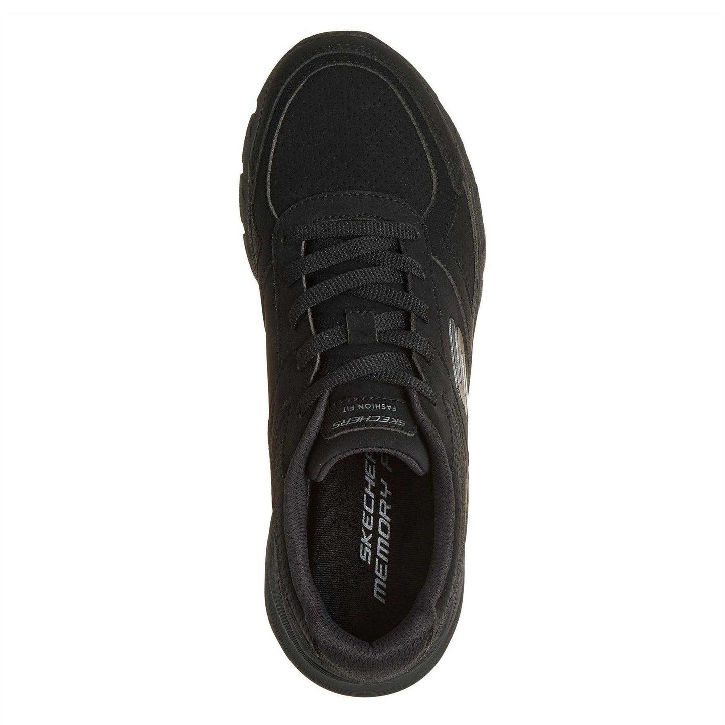 Black - Side - Skechers Womens-Ladies Fashion Fit Trainers