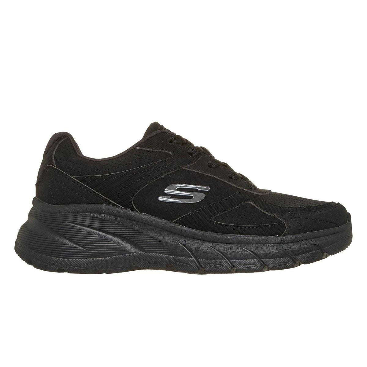 Black - Front - Skechers Womens-Ladies Fashion Fit Trainers