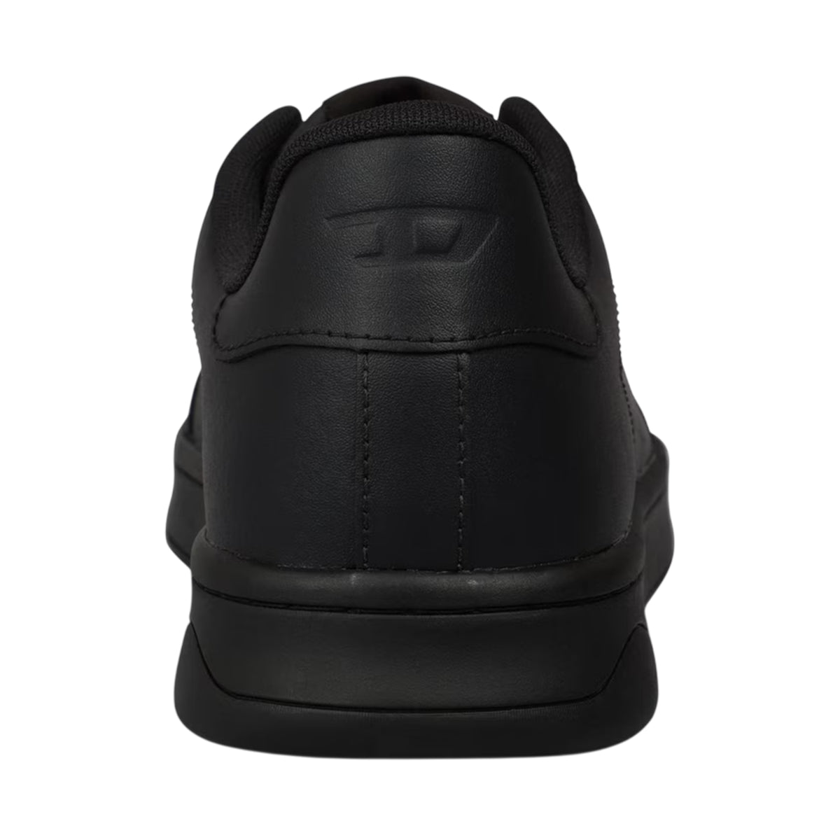 Black - Back - Diesel Mens S Athene Leather Flat Trainers