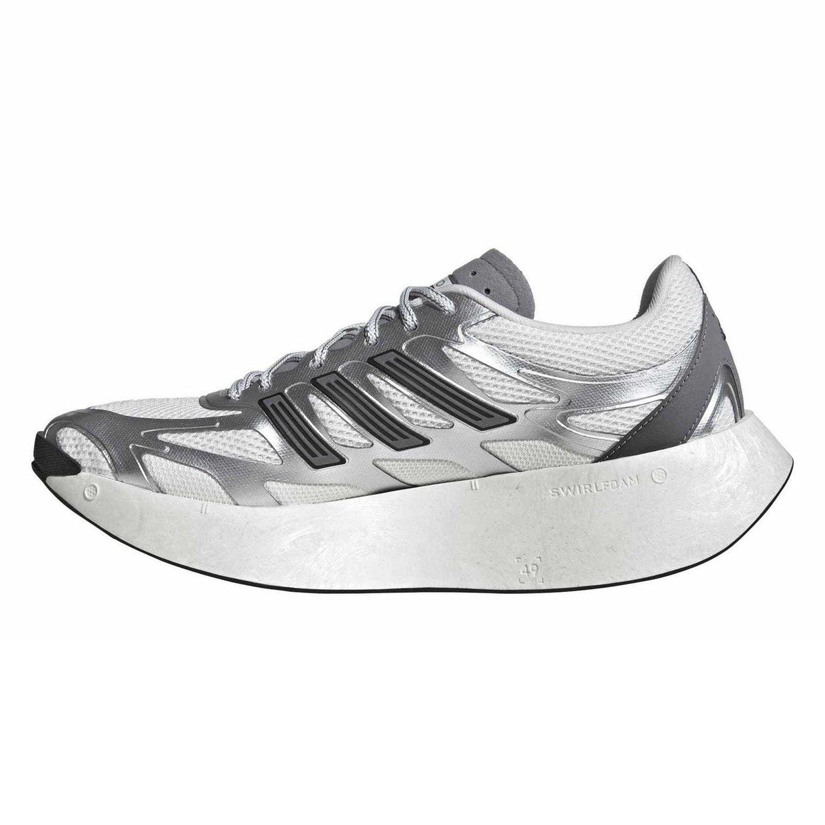 Silver-White - Side - Adidas Womens-Ladies Adizero Aruku Walking Shoes