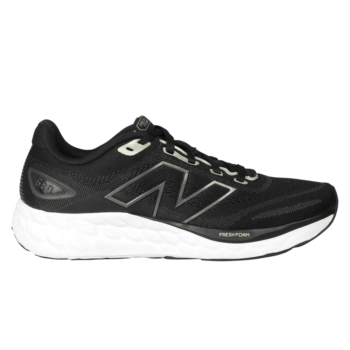 Black - Front - New Balance Womens-Ladies 680 V8 Launch Trainers