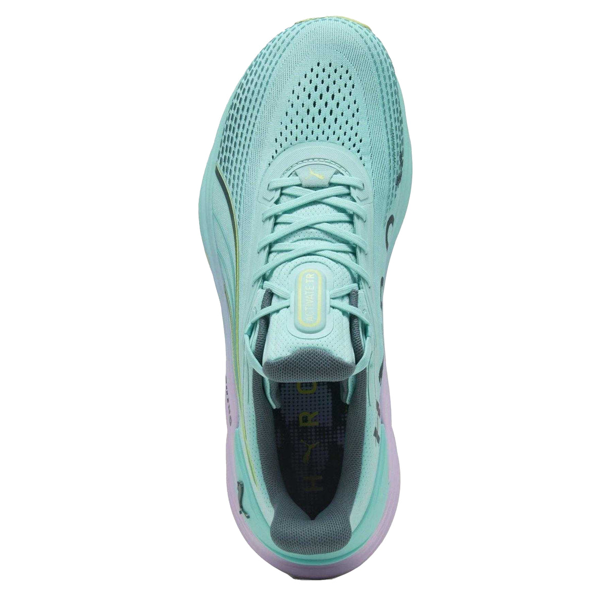 Mint-Lavender-Lime - Back - Puma Mens Hyrox Activate Mesh Padded Collar Shoes