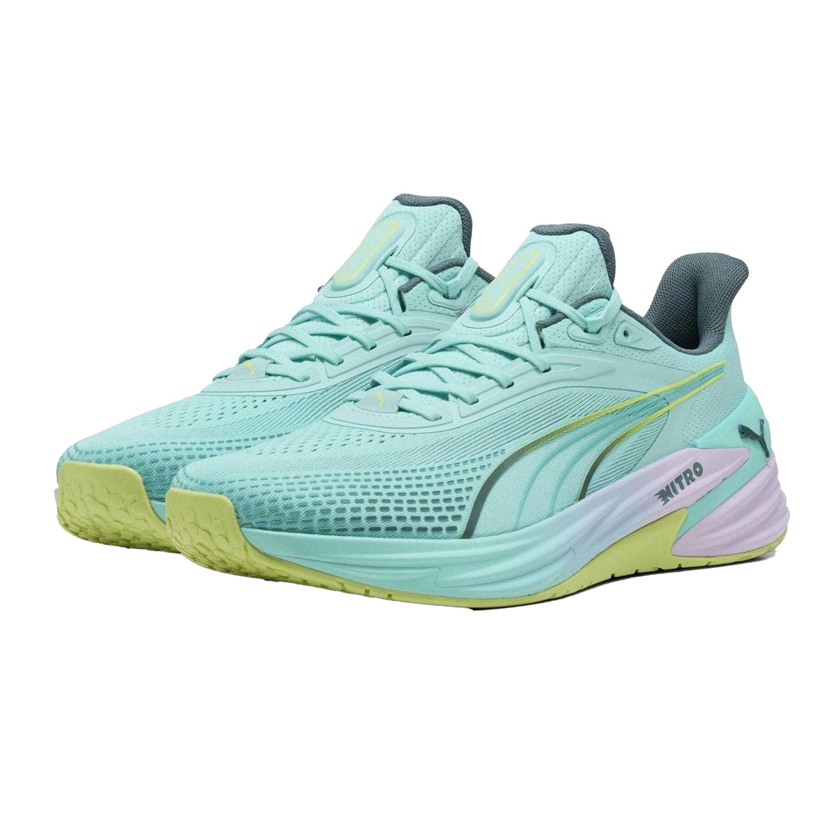 Mint-Lavender-Lime - Lifestyle - Puma Mens Hyrox Activate Mesh Padded Collar Shoes