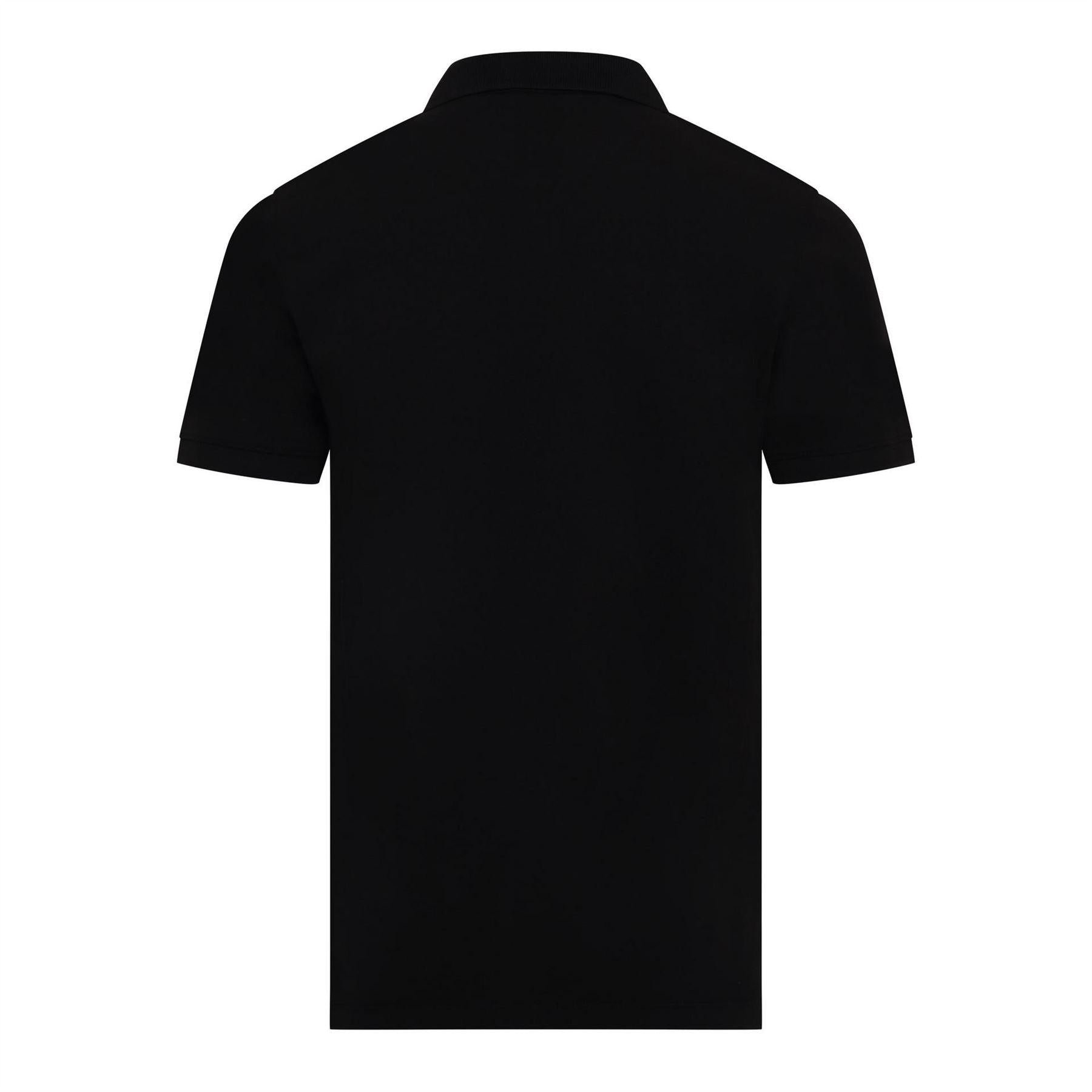 Black - Back - Levis Mens Housemark Slim Polo Shirt