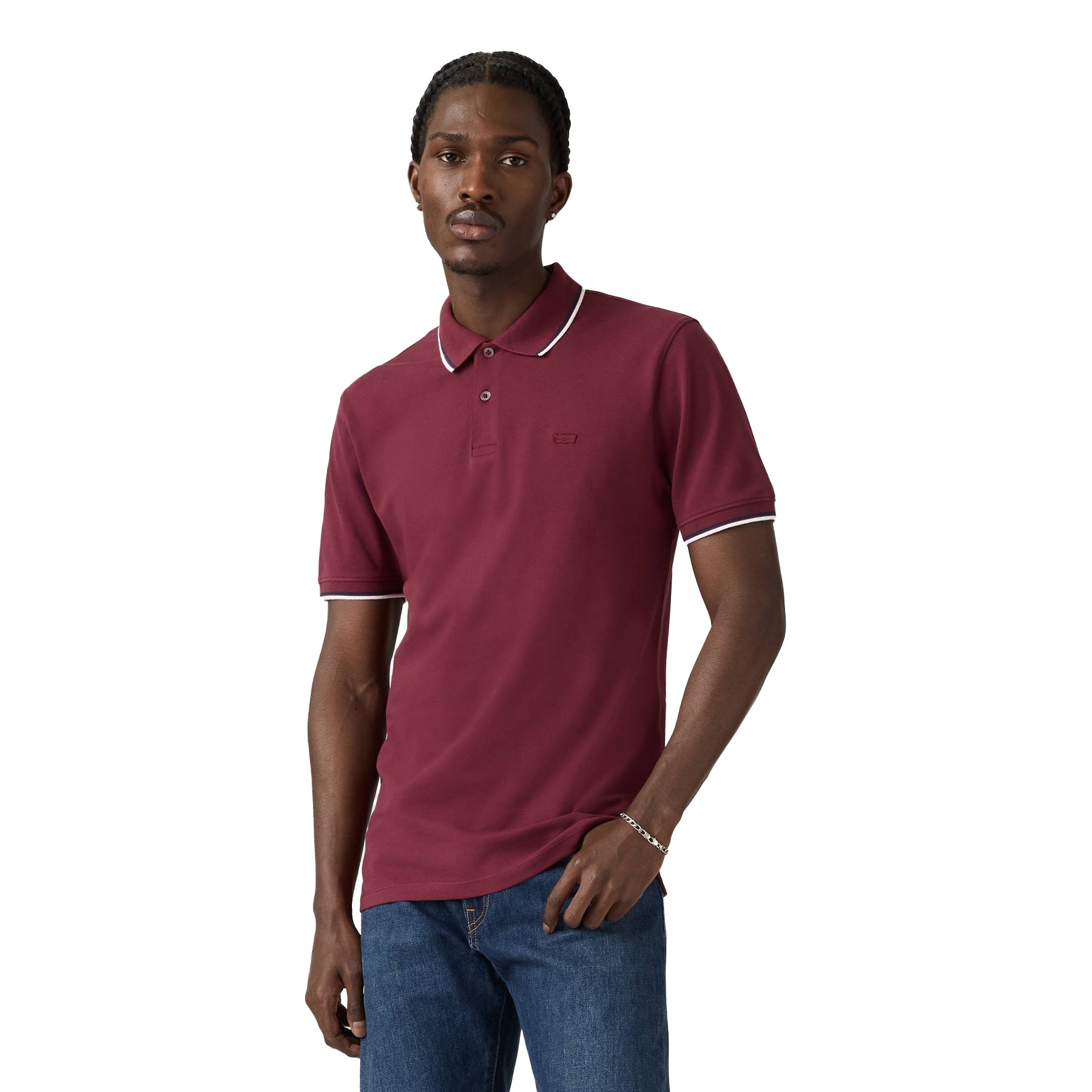 Scye Tipping - Side - Levis Mens Housemark Slim Polo Shirt