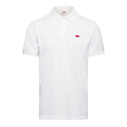 Bright White - Front - Levis Mens Housemark Slim Polo Shirt