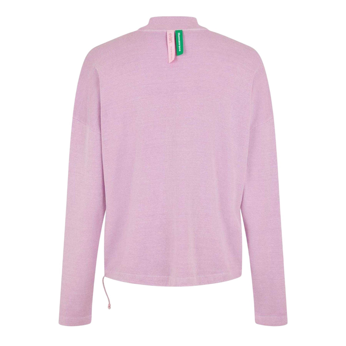 Lilac - Back - Humanrace Mens Mock Neck Sweatshirt