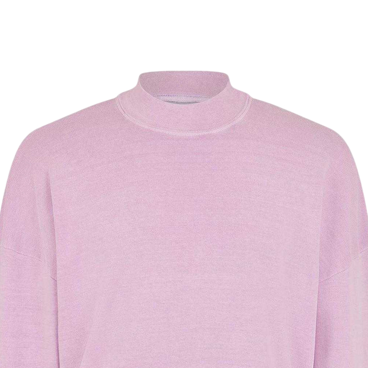 Lilac - Side - Humanrace Mens Mock Neck Sweatshirt