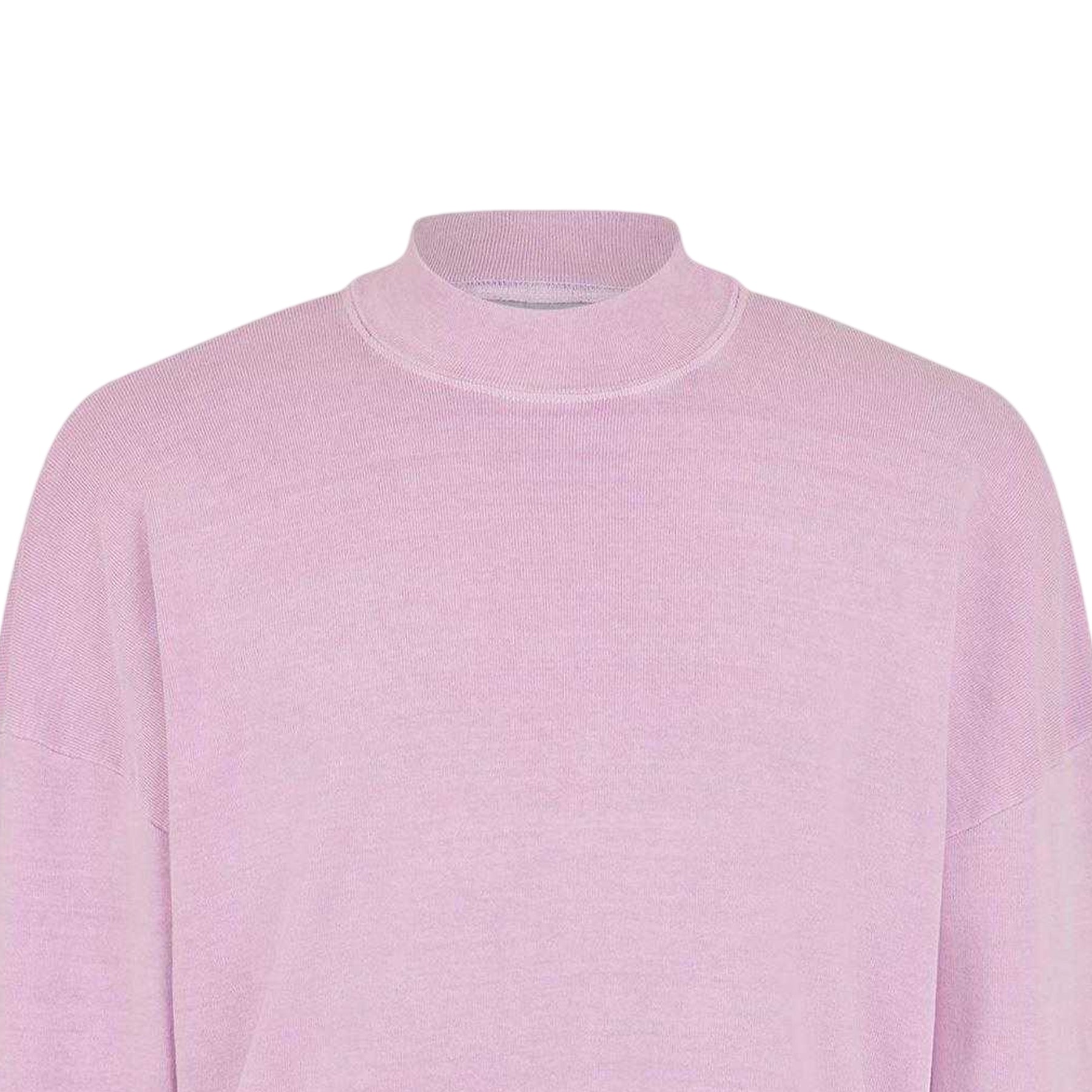 Lilac - Side - Humanrace Mens Mock Neck Sweatshirt