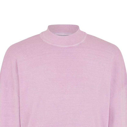 Lilac - Side - Humanrace Mens Mock Neck Sweatshirt