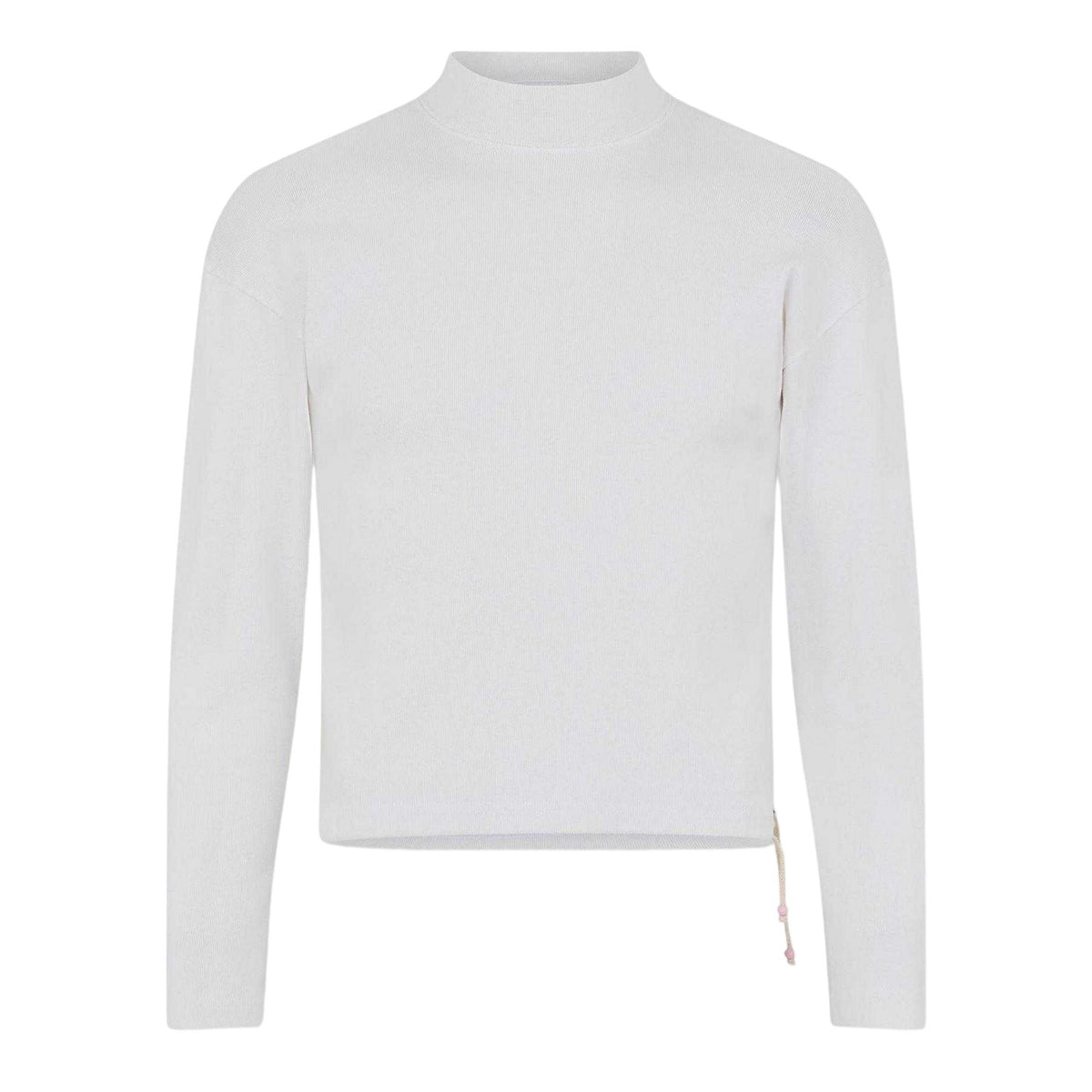 Gardenia - Front - Humanrace Mens Mock Neck Sweatshirt