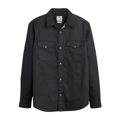 Tiebout Worn - Front - Levis Mens Collared Relaxed Fit Shirt