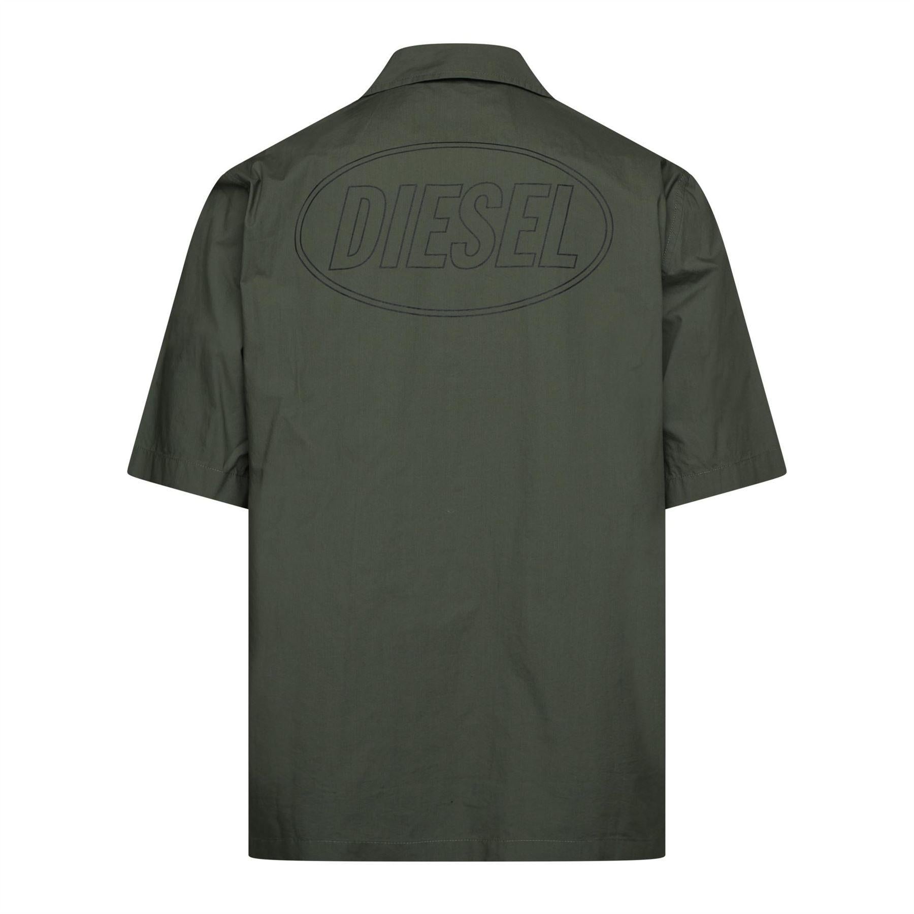 Thyme - Back - Diesel Mens Mac Short-Sleeved Shirt