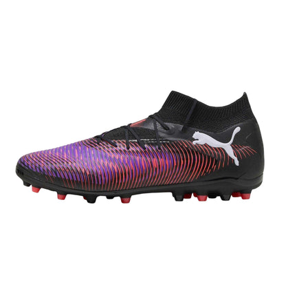 Black-White-Red - Back - Puma Mens Future 8 Pro Laceless Football Boots
