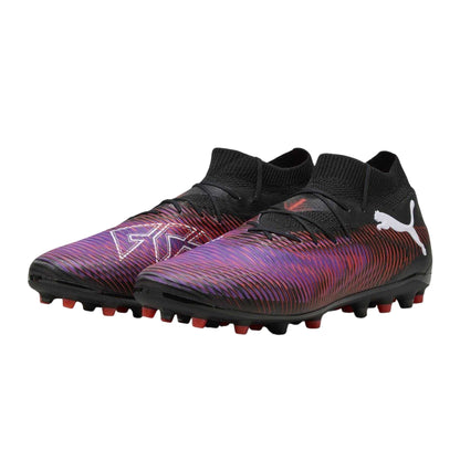 Black-White-Red - Lifestyle - Puma Mens Future 8 Pro Laceless Football Boots