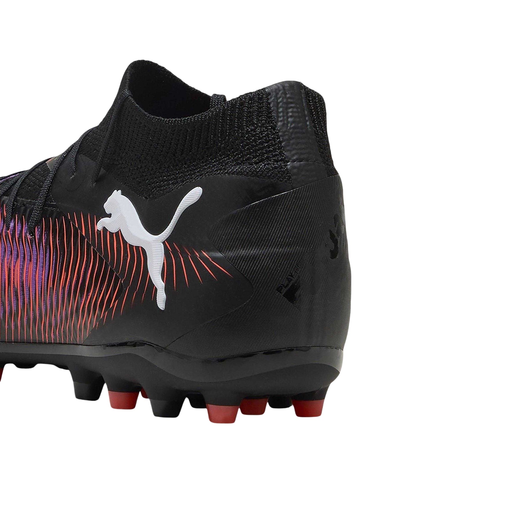 Black-White-Red - Pack Shot - Puma Mens Future 8 Pro Laceless Football Boots