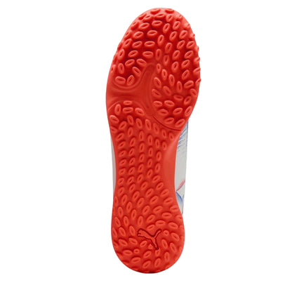 White-Black-Red - Side - Puma Mens Future 8 Play Astro Turf Trainers