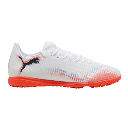 White-Black-Red - Front - Puma Mens Future 8 Play Astro Turf Trainers
