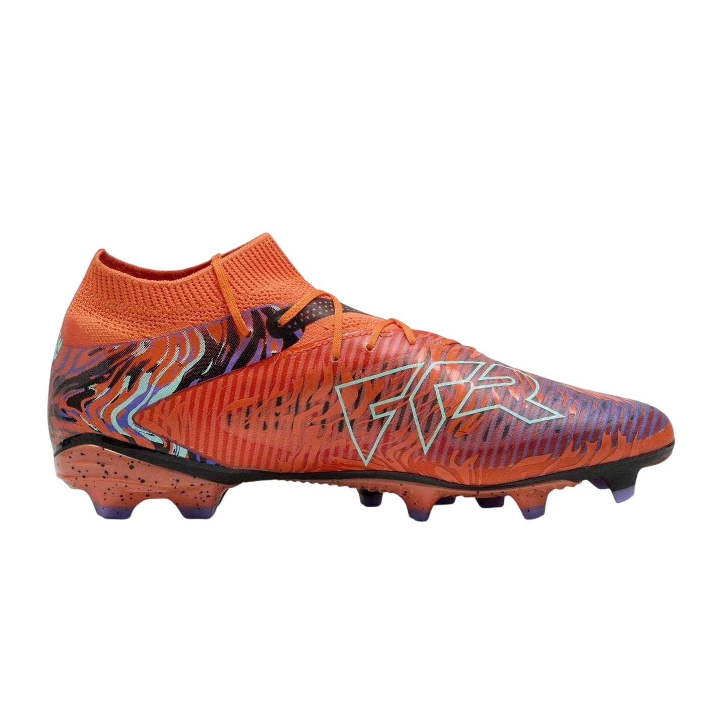 Orange - Back - Puma Mens Future 8 Pro Firm Ground Football Boots