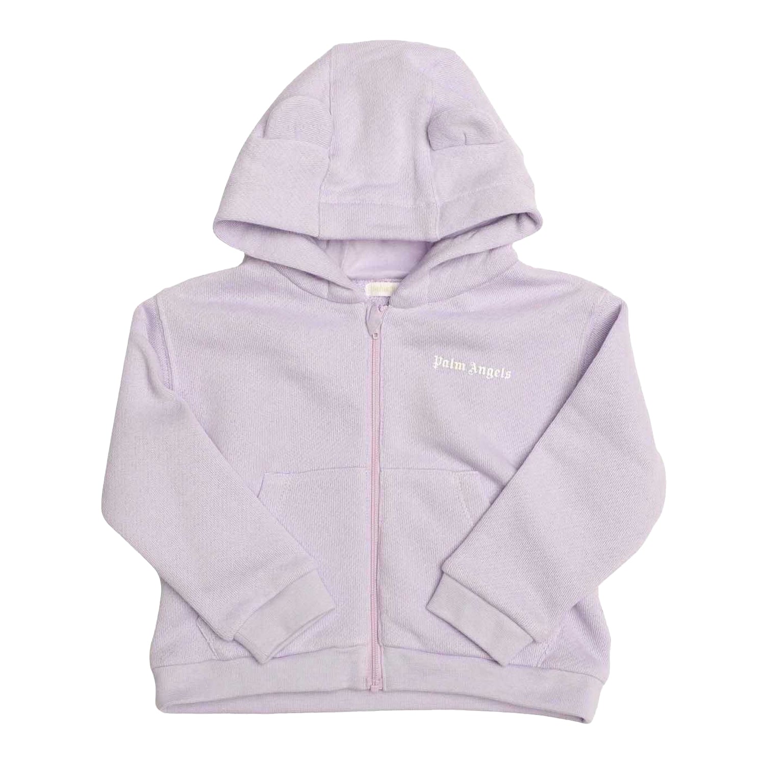 Lilac - Front - Palm Angels Childrens-Kids Infants Rainbow Full Zip Hoodie