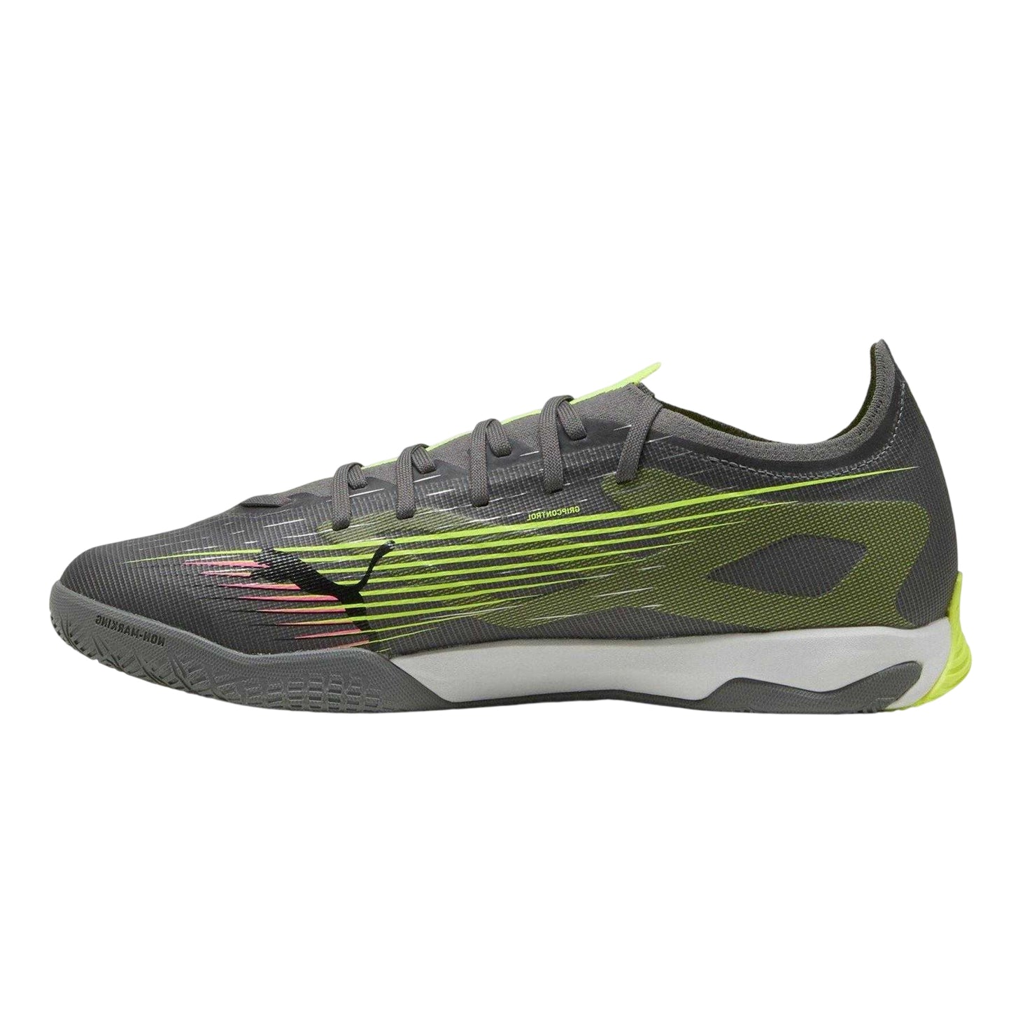 Matted Silver - Back - Puma Mens Ultra 5 Match IT Indoor Football Trainers