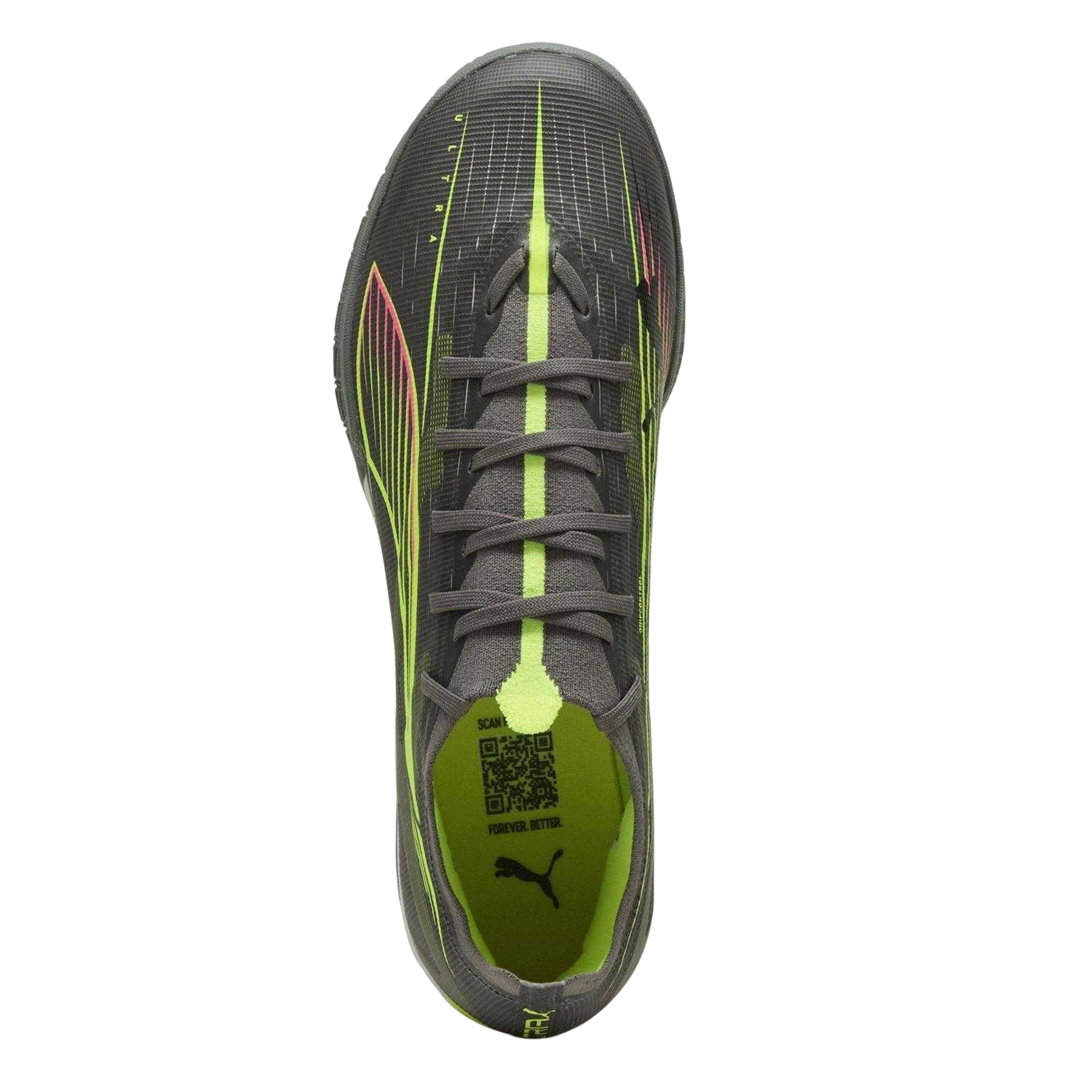 Matted Silver - Side - Puma Mens Ultra 5 Match IT Indoor Football Trainers