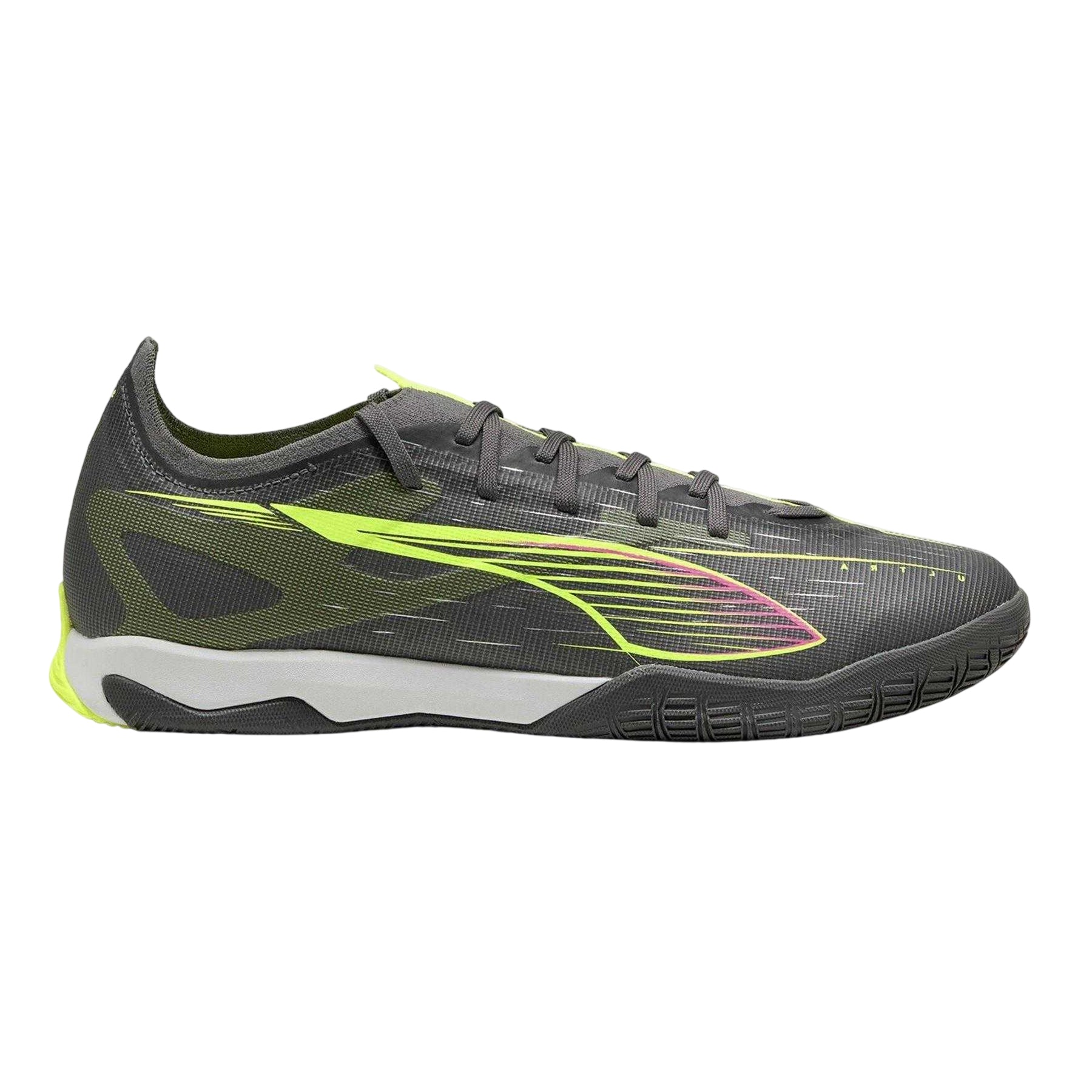 Matted Silver - Front - Puma Mens Ultra 5 Match IT Indoor Football Trainers