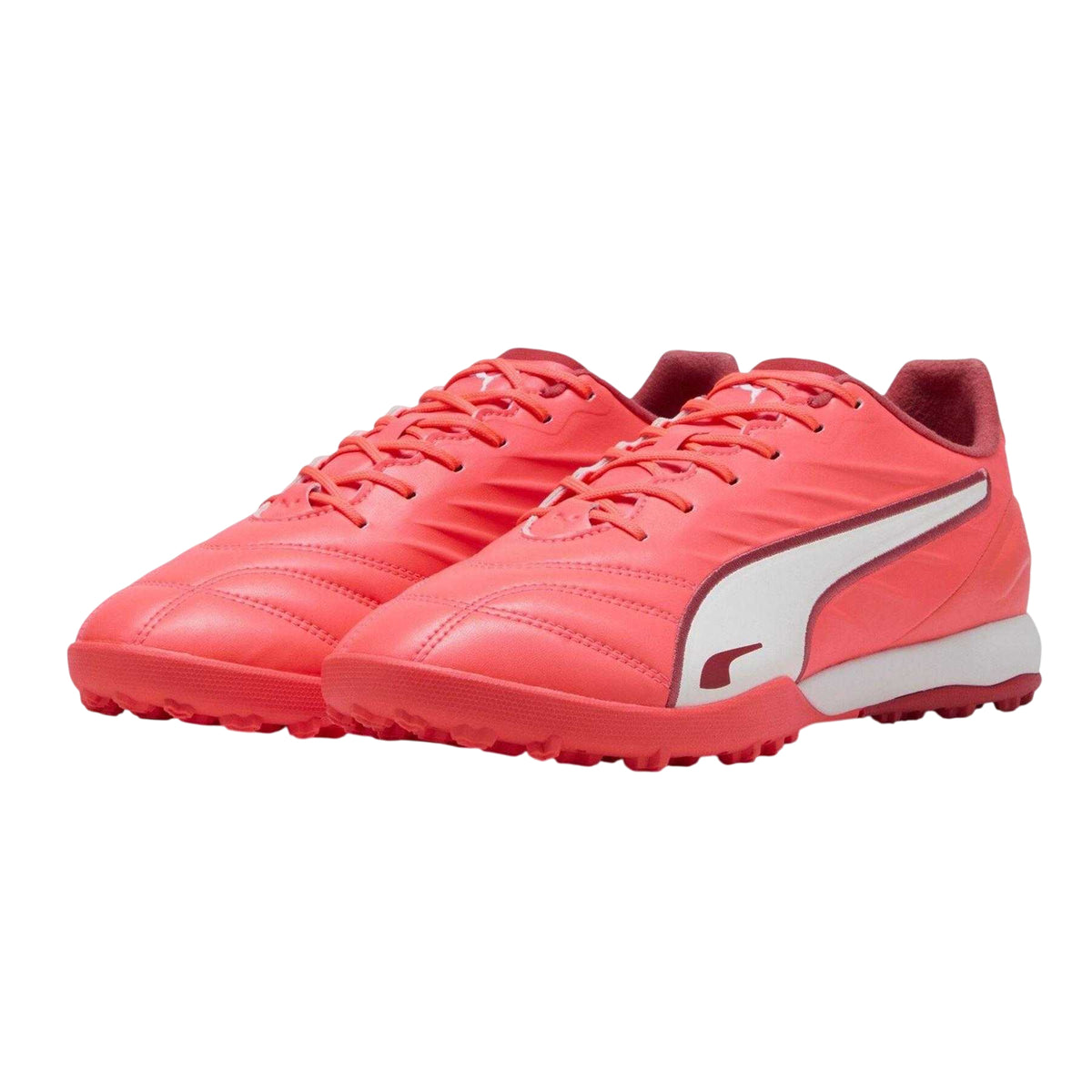 Glowing Red - Pack Shot - Puma Unisex Adult King Pro TT Astro Turf Trainers